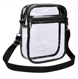 Clear PVC Transparent Crossbody Bag